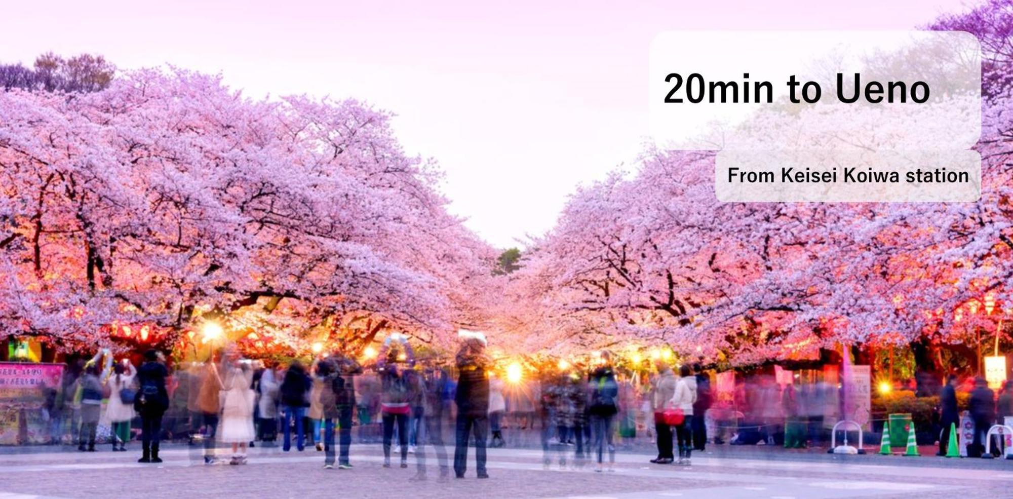 Asahistay -Koiwa, Free Parking O, Whole Family House, Japanese Garden Taste Токио Экстерьер фото